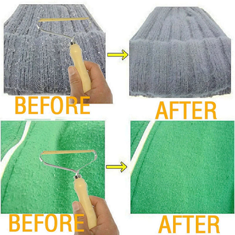 Manual hair removal and ball remover